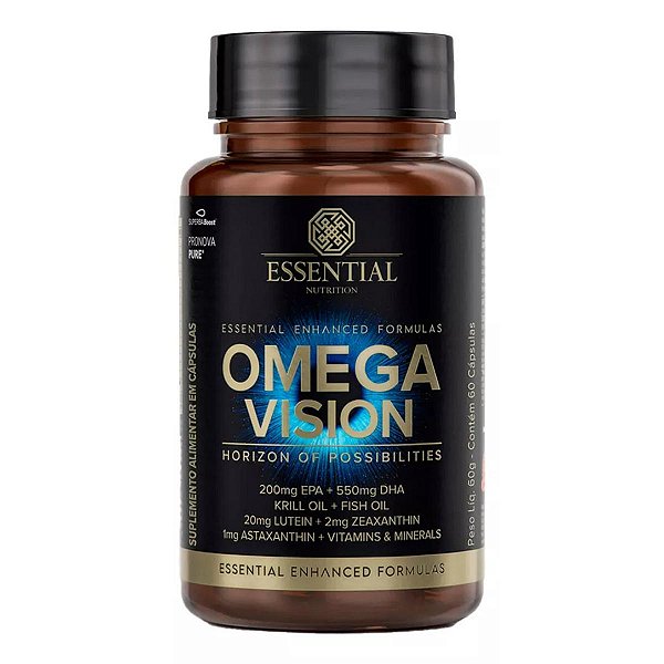 Ômega Vision 60 cápsulas Essential Nutrition