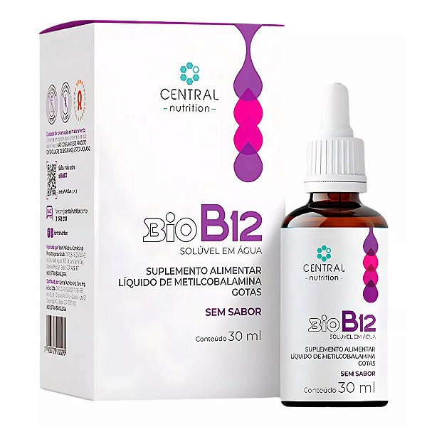 Bio B12 30ml Central Nutrition - Sem Sabor