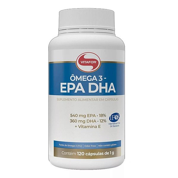 Ômega 3 EPA e DHA 120 cápsulas Vitafor