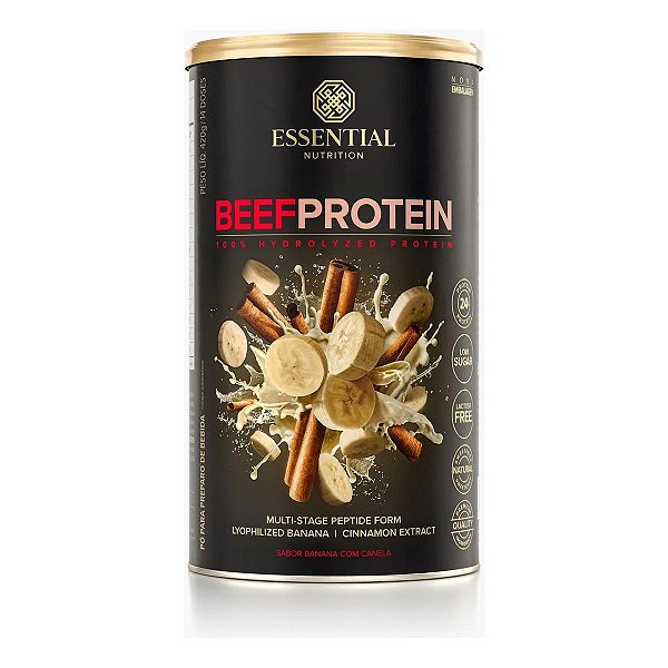 Beef Protein Banana com Canela 420g Essential Nutrition