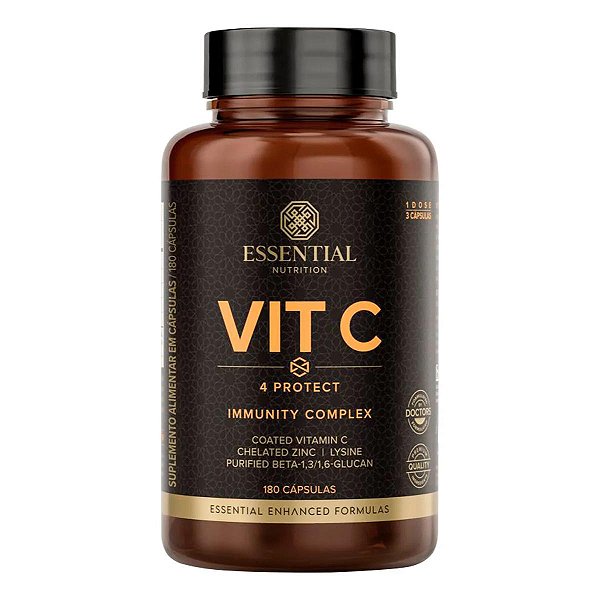 Vitamina C 180 cápsulas Essential Nutrition