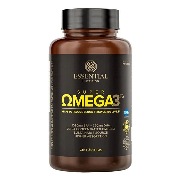 Super Ômega 3 TG 240 cápsulas Essential Nutrition