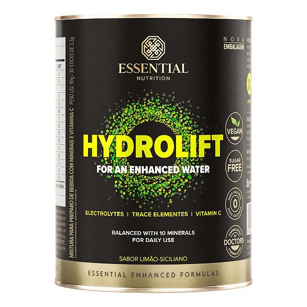 Hydrolift Limão 99g (30x3,3g) Essential Nutrition
