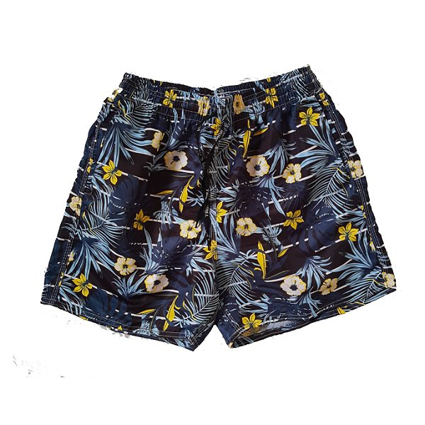 Short Mauricinho Marinho Tropical