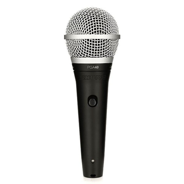 Microfone de mao dinamico cardioide para vocais - PGA48-QTR - Shure