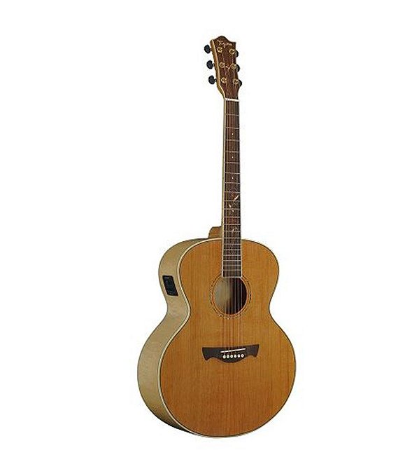 Violão Aço Jumbo Tagima FS 650 NC EQ Natural Com Capa