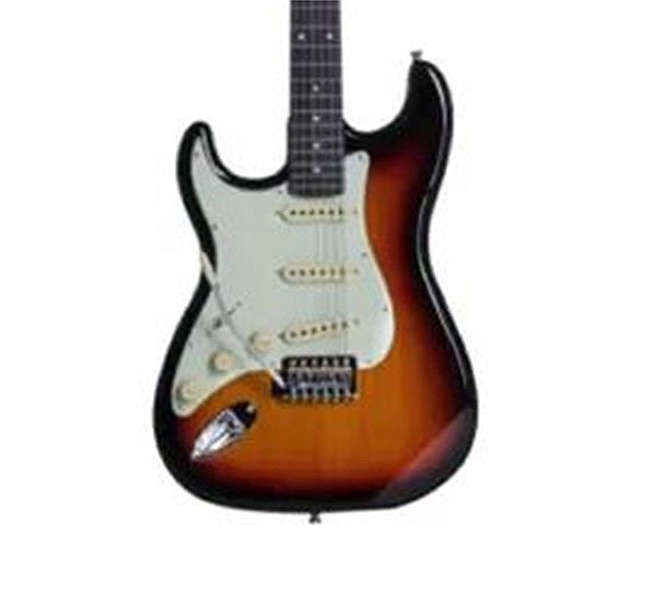 Guitarra Canhota Stratocaster Tagima TG-500LH SB Sunburst