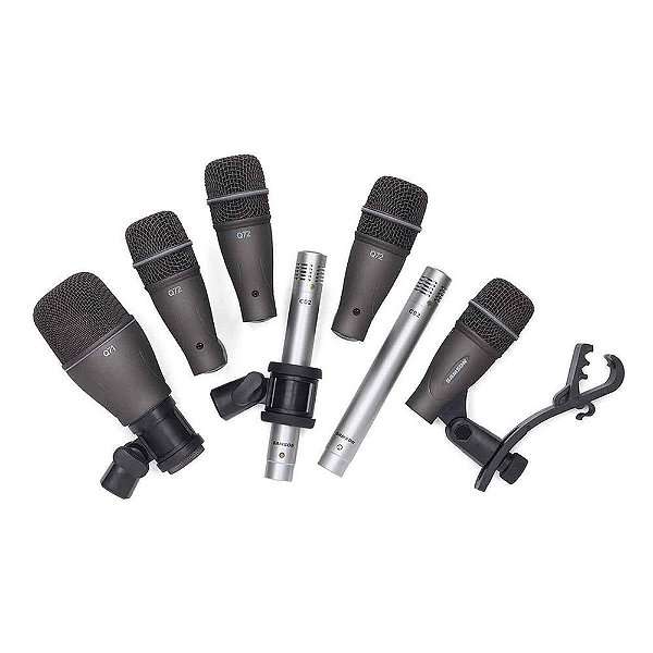 Kit De Microfone Para Bateria Samson DK707 - Toda Música Instrumentos  Musicais