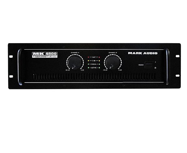 Amplificador Mark Audio MK-4800 800W RMS Total 4 Ohms