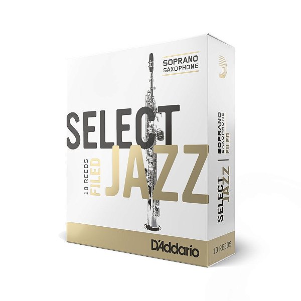 Palheta Sax Soprano 2M (Caixa C/ 10) D Addario Select Jazz