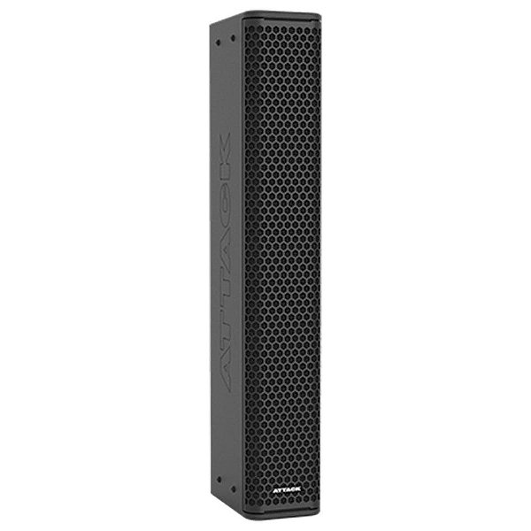 Caixa De Som Ativa Vertical Array Attack VSC-83A 08x03" Preta