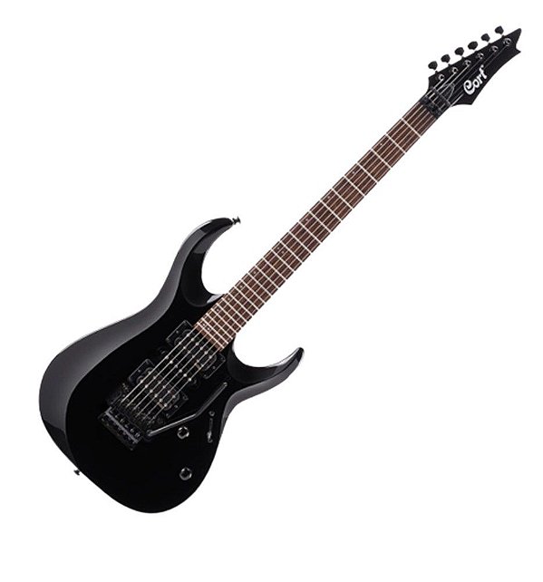 Guitarra Super Strato Cort X250 BK Preta