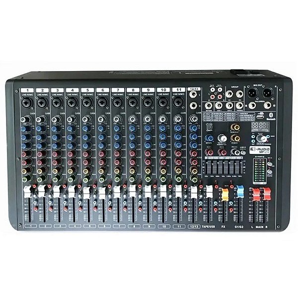 Mesa De Som 12 Canais K-Audio MP1210