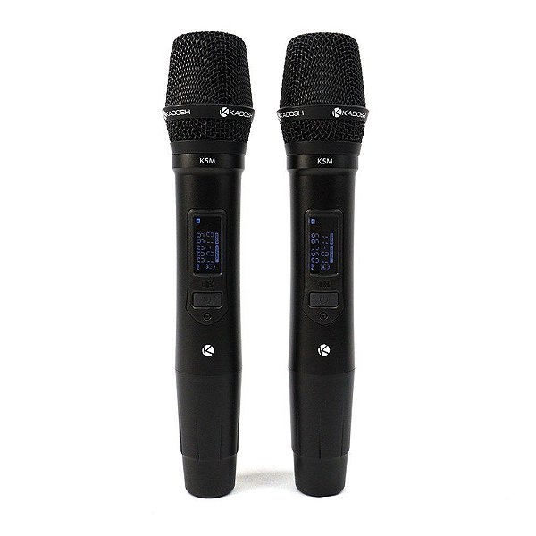 Microfone Sem Fio Mão Duplo Kadosh K522M Rack