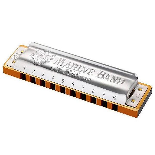 Gaita Harmonica Hohner Marine Band 1896/20 Tom C