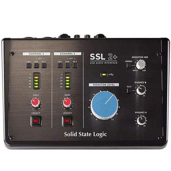 Interface De Áudio Solid State Logic SSL 2 Plus Preto