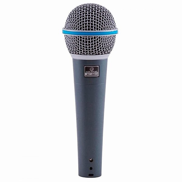 Microfone Com Fio Waldman BRA-5800 (Sem Cabo)