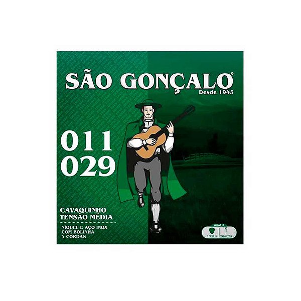 Jogo De Cordas Niquel P/cavaquinho 0.011 - 0.029 São Gonçalo