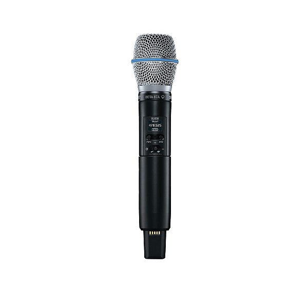 Microfone transmissor Shure SLXD2/B87A-G58 sem fio
