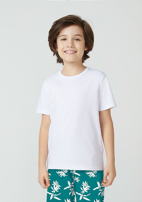 Camiseta infantil lisa