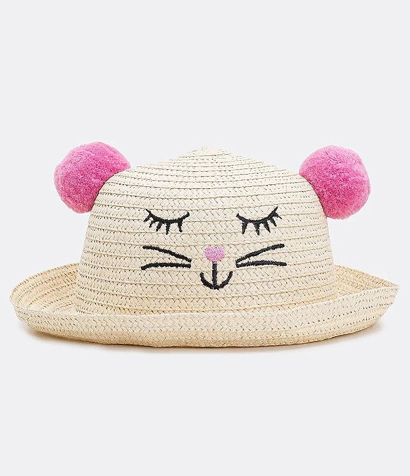 Boné gatinho com orelha