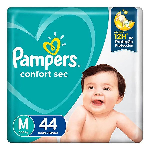 Higiene fralda pampers confort