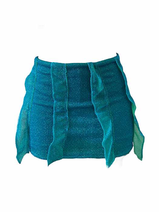 Short Saia Sangalo Azul