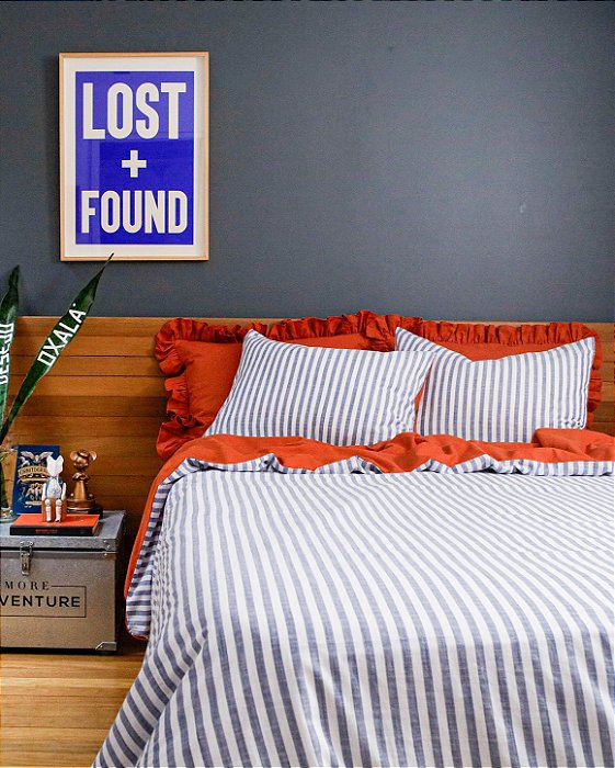 Duvet Dupla face Listra & Liso