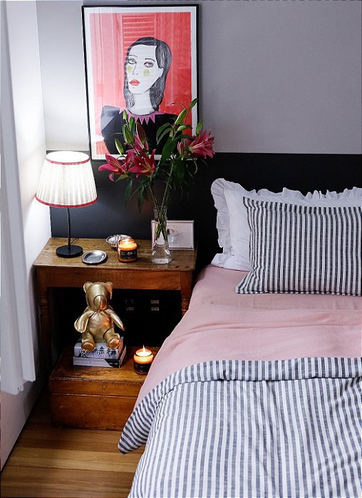 Duvet Dupla Face Listra & Linho