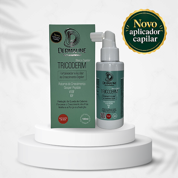TÔNICO CAPILAR FORTALECEDOR E AUXILIAR NO CRESCIMENTO - TRICODERM 100ml