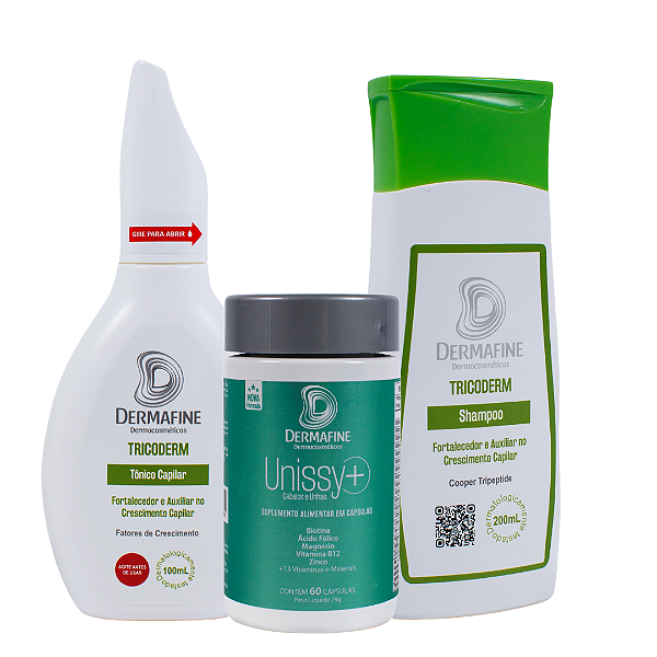 Combo Tricoderm Tônico - Shampoo - Unissy+ 10% OFF