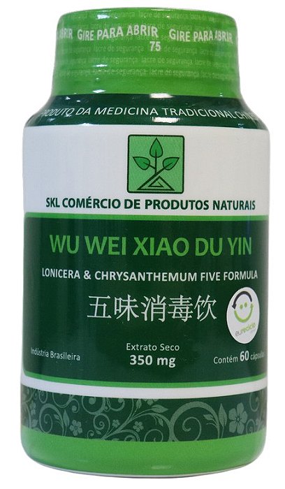 Wu Wei Xiao Du Yin 60 caps 350mg  -  SKL
