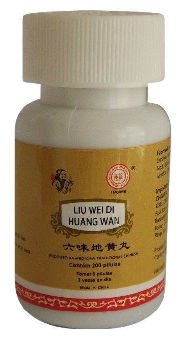 Liu Wei Di Huang Wan  200 pílulas - Chinerva