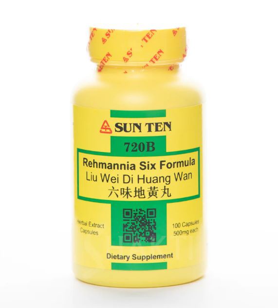 Liu Wei Di Huang Wan 100caps 500mg - Sunten