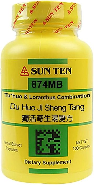 Du Huo Ji Sheng Tang (Tu-Huo & Loranthus Formula) 100caps 500mg - Sunten