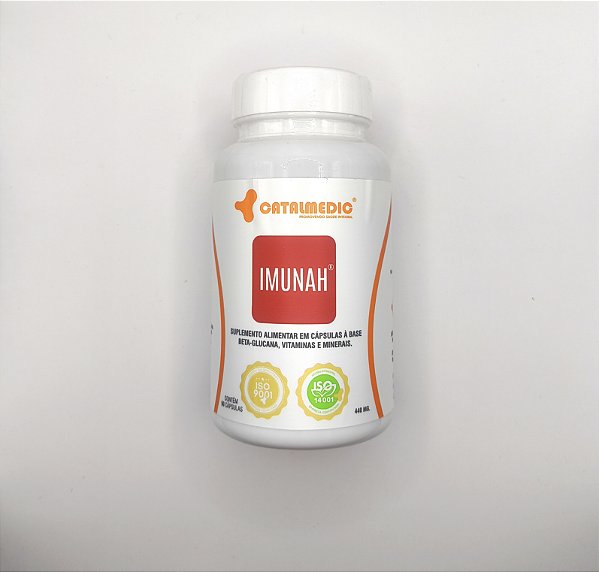 Imunah Suplemento Alimentar 90caps 440mg - Catalmedic