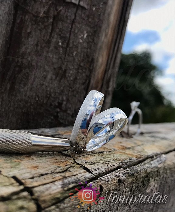 aliança 6mm/ anel solitário cristal incluso