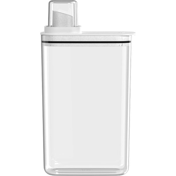 Dispenser Sabão Líquido com Tampa Medidora Flow 2,3L Branco