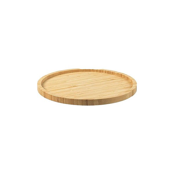 Organizador Giratório de Bambu Multiuso 360º 25x25x2,5
