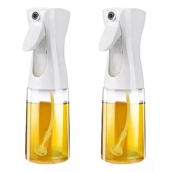 Kit C/ 2 Borrifador Culinário P/ Azeite Vinagre Branco 220ml