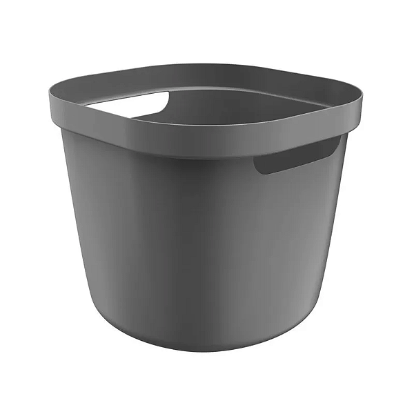 Cesto Organizador Cube Flex Lavanderia 28l Cor Chumbo
