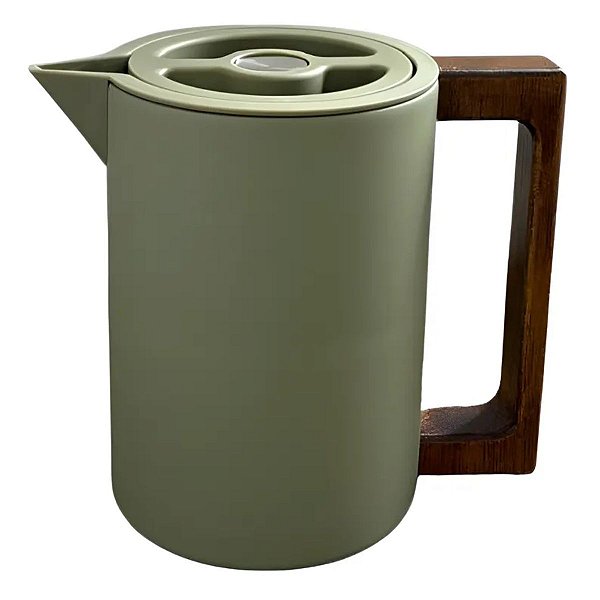 Garrafa Térmica Inox 600ml Brusque Verde Sálvia