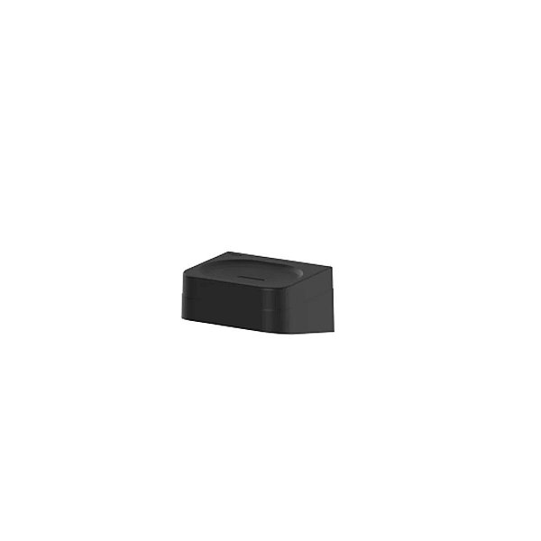 Saboneteira para Banheiro de Parede Preto 13,5x11x7cm