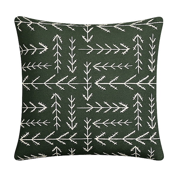 Capa De Almofada Decorativa Natalina Verde 45x45cm