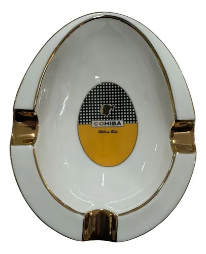 Cinzeiro Cohiba Branco - Cerâmica - 3 Charutos