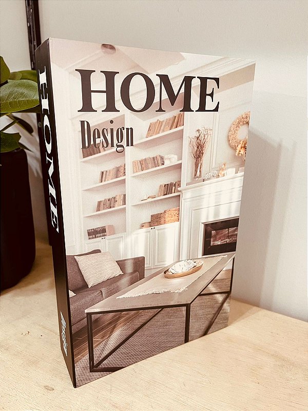 Livro-caixa 27x17: Modelo "Home - Design"