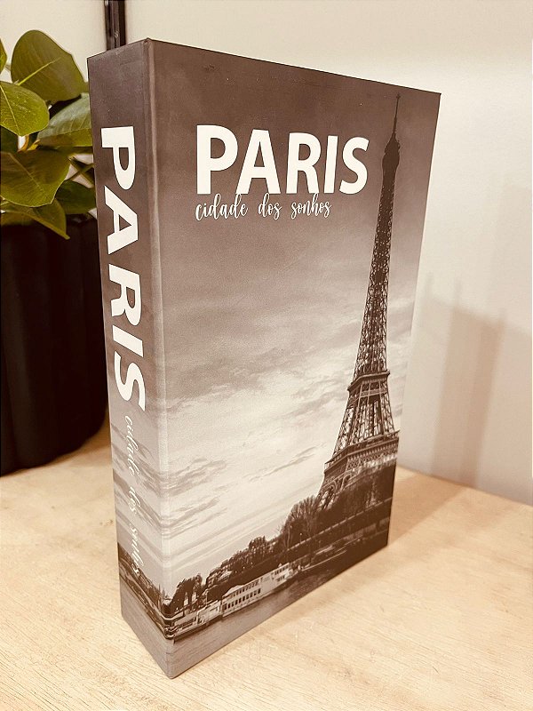 Livro-caixa 25x15: Modelo "Paris - Cidade Dos Sonho"