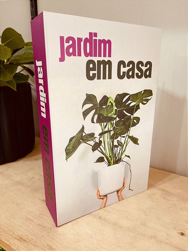 Livro-caixa 27x17: Modelo "Jardim em Casa"