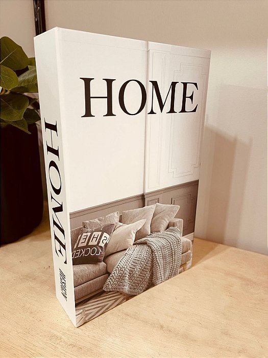Livro-caixa 27x17: Modelo "Home - Design White"