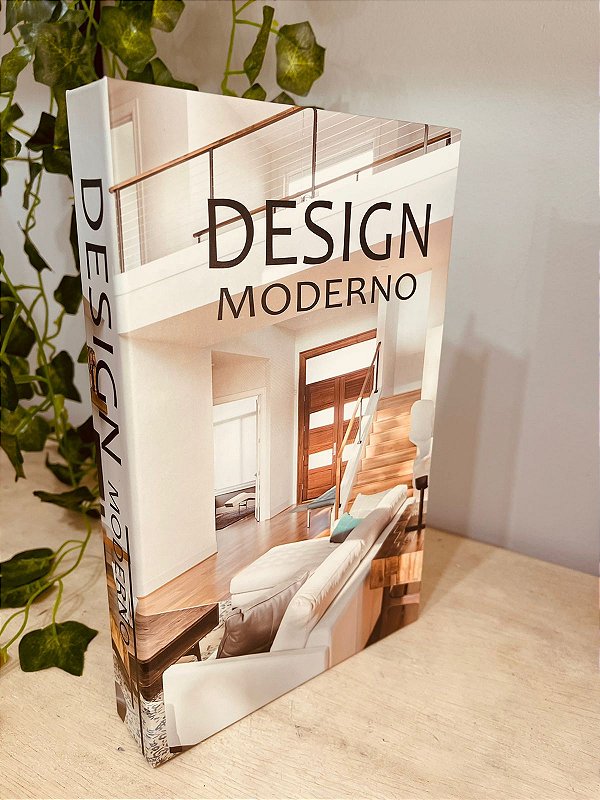 Livro caixa 25x16 "Design moderno"